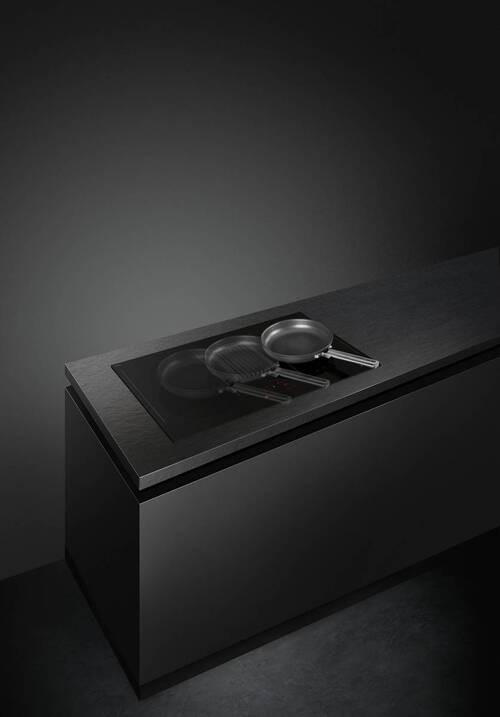 KOCHFELD-DUNSTABZUG-KOMBI HOBD482D  - Schwarz, MODERN, Glas/Metall (83/23/52cm) - SMEG