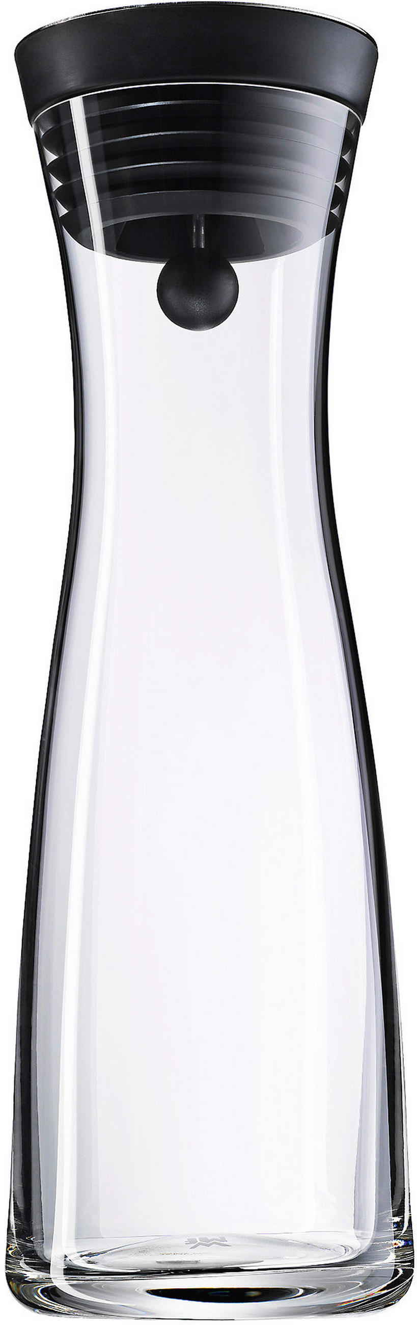 WASSERKARAFFE 1 L    - Klar/Edelstahlfarben, Basics, Glas/Kunststoff (1l) - WMF