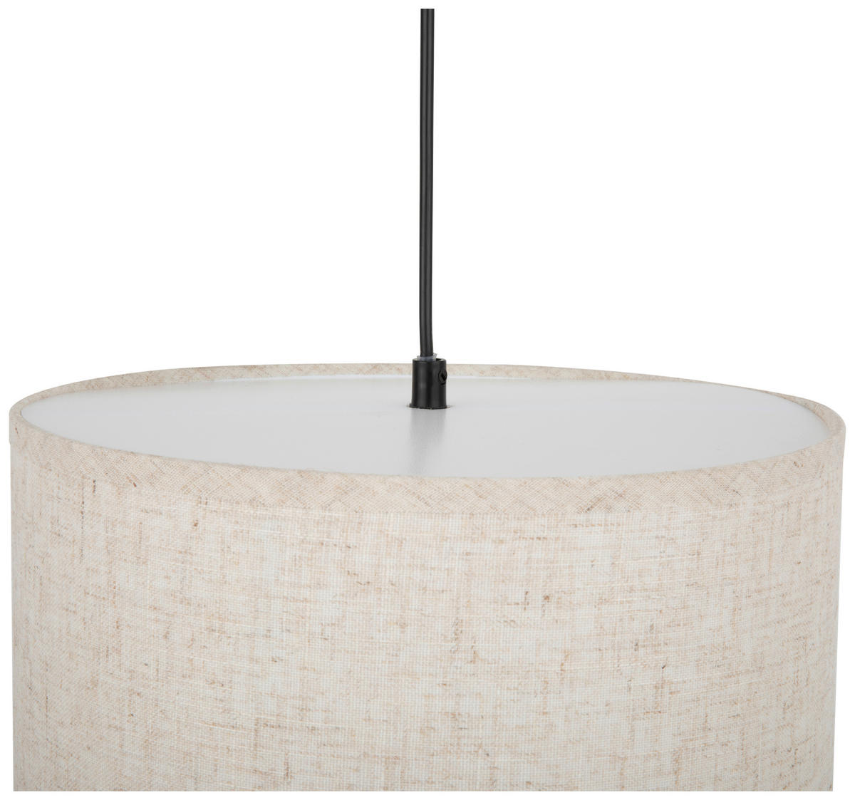 HÄNGELEUCHTE 30/120 cm   - Beige, Design, Kunststoff/Textil (30/120cm) - Collet's Monde