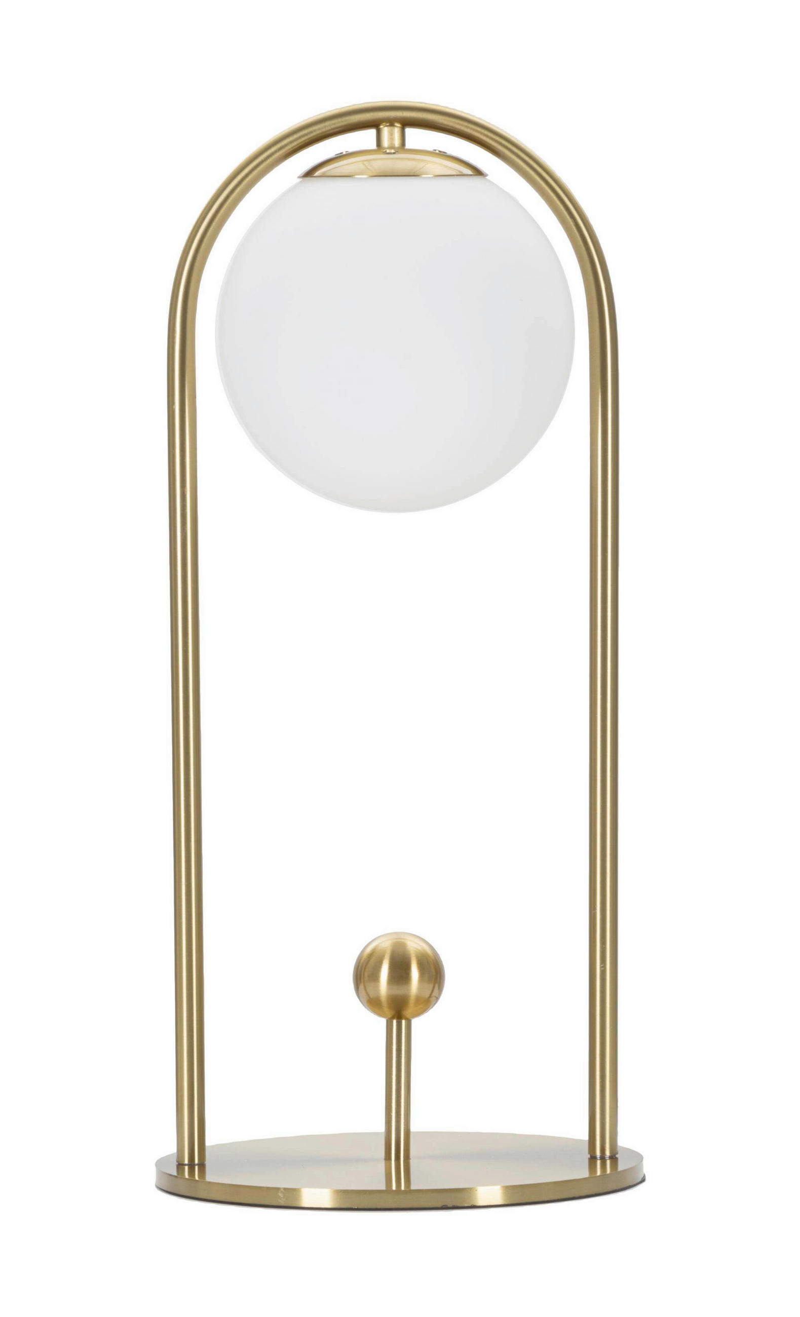 Mauro Ferretti Tischleuchte Weiß, Gold 18x40x18 cm