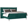 BOXSPRINGBETT 180/200 cm  in Grün  - Schwarz/Grün, Konventionell, Textil/Metall (180/200cm) - Esposa