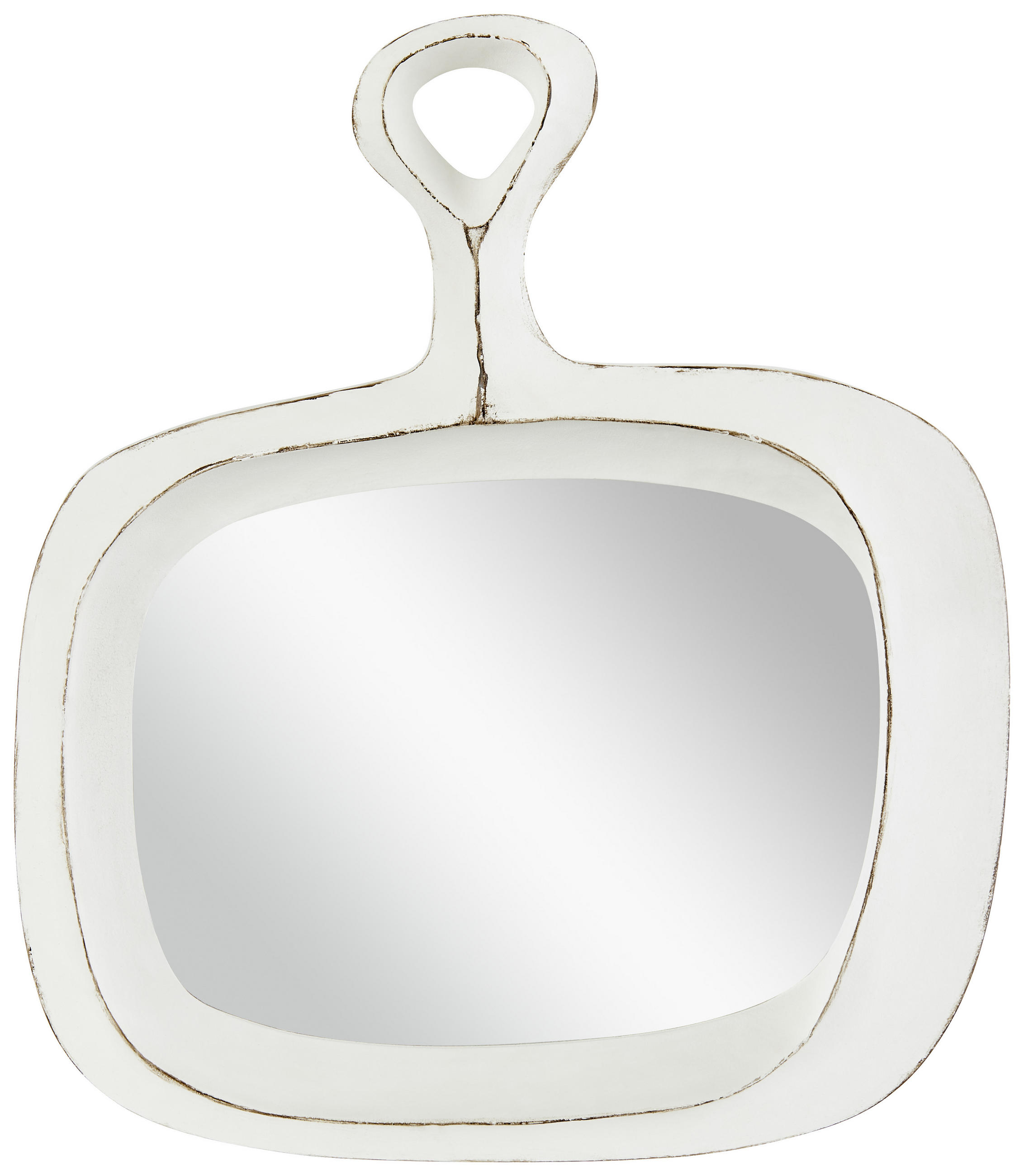 Dekospiegel Florecio 26x29 Cm Weißer Rahmen