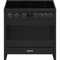 HERD B95IMAN9  - Anthrazit, Basics, Glas/Metall (90/90/60cm) - SMEG