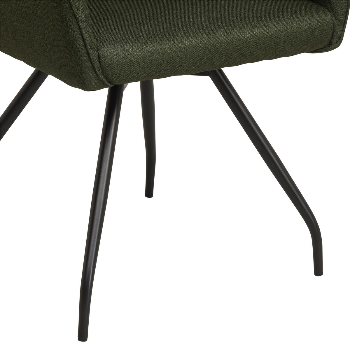 NASLANJAČ, les, kovina, tekstil zelena, črna  - črna/zelena, Konvencionalno, kovina/tekstil (57/85.5/60cm) - MID.YOU