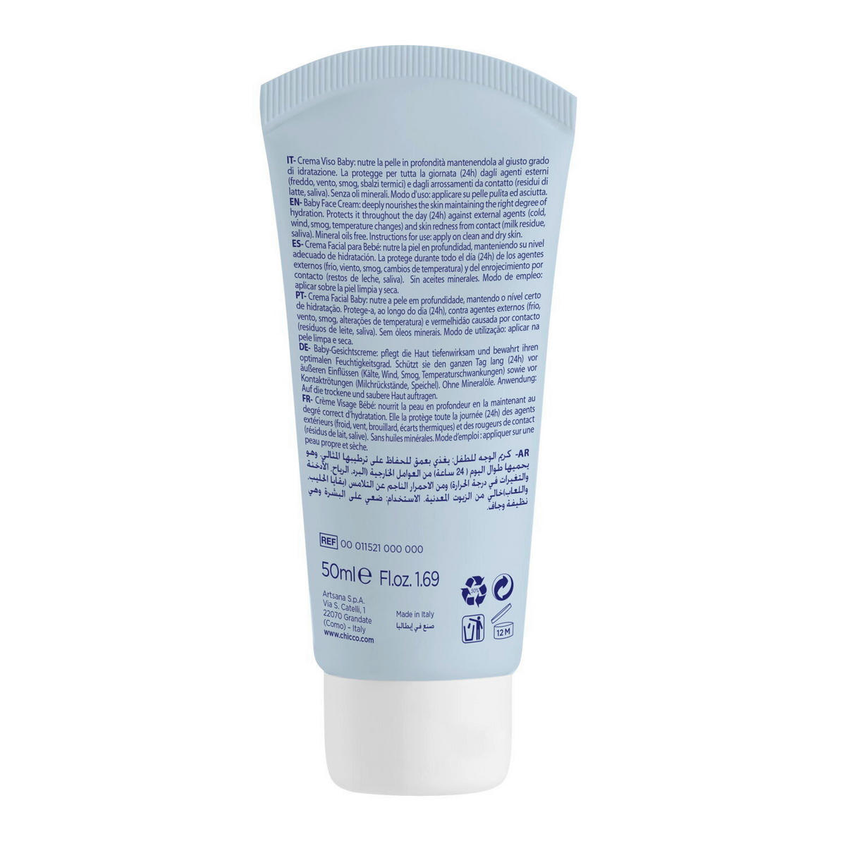 BABYPFLEGESET Natural Sensation  - Multicolor, Basics (50ml) - Chicco