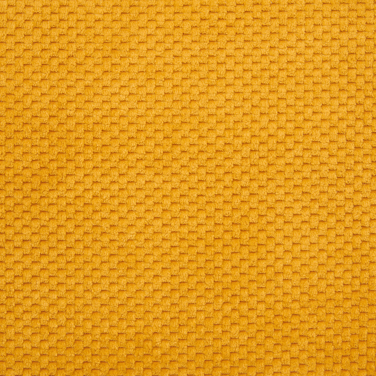 ECKSOFA in Struktur, Plüsch Senfgelb  - Senfgelb/Schwarz, Design, Textil/Metall (287/197cm) - Stylife