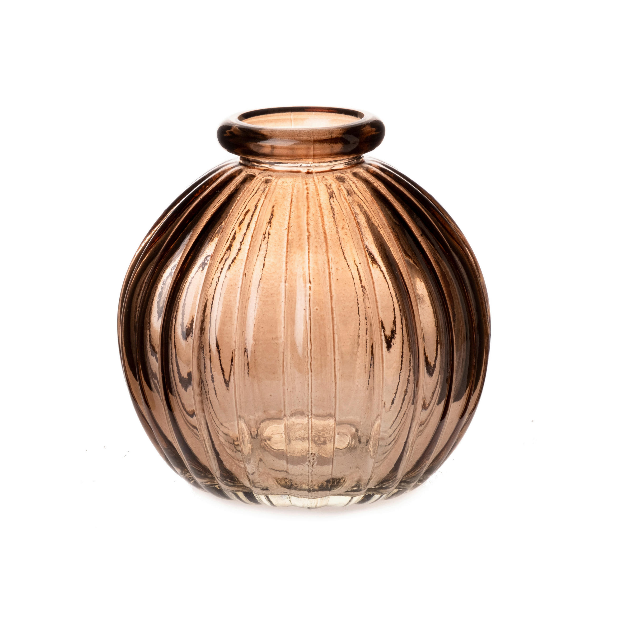 VASE  - Taupe, LIFESTYLE, Glas (8/8cm)