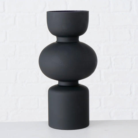 DEKOVASE  - Schwarz, Basics, Glas (14/29cm) - Ambia Home