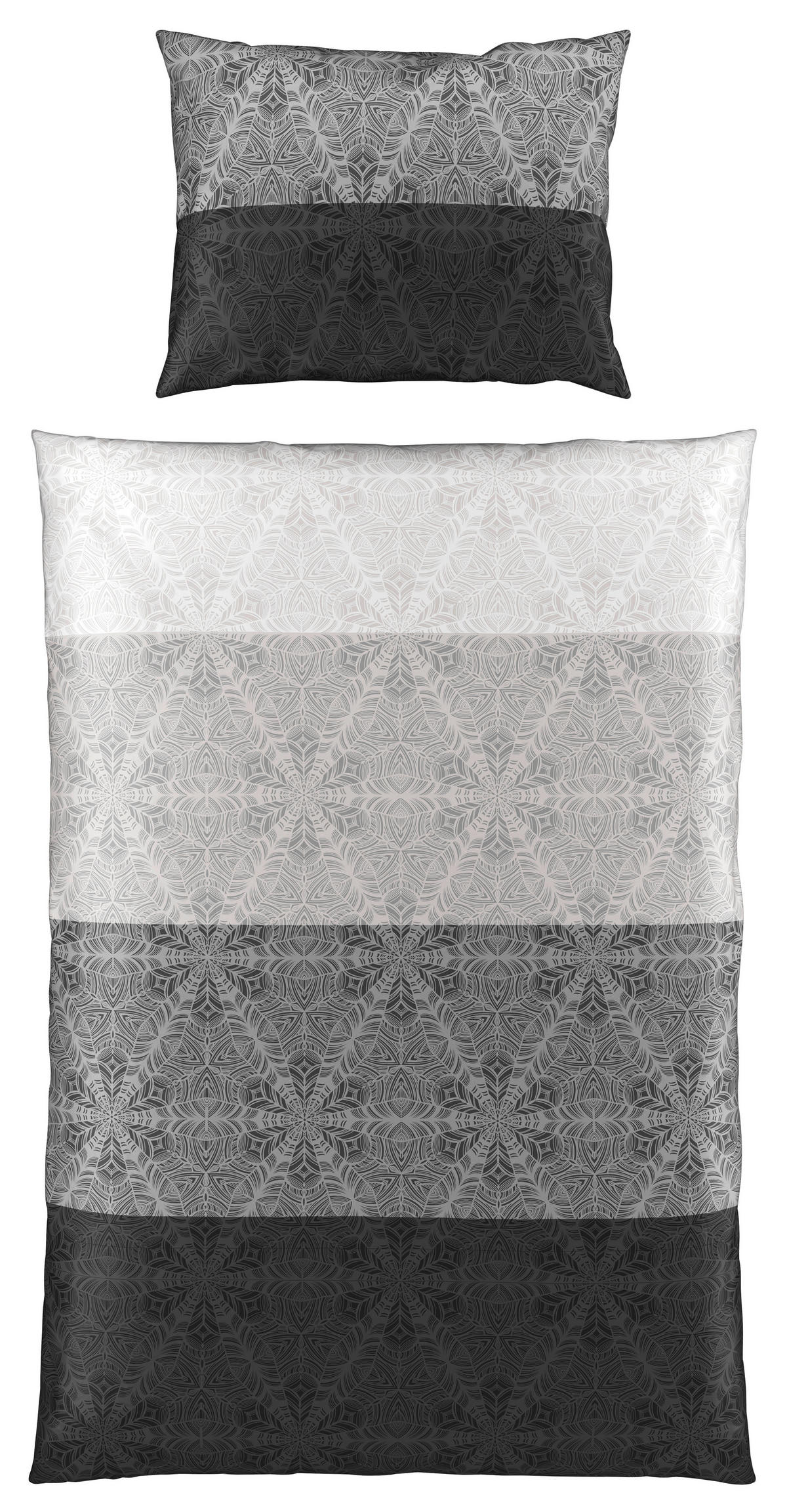 POSTEĽNÁ BIELIZEŇ, satén, čierna, 140/200 cm - čierna, Konventionell, textil (140/200cm) - Esposa