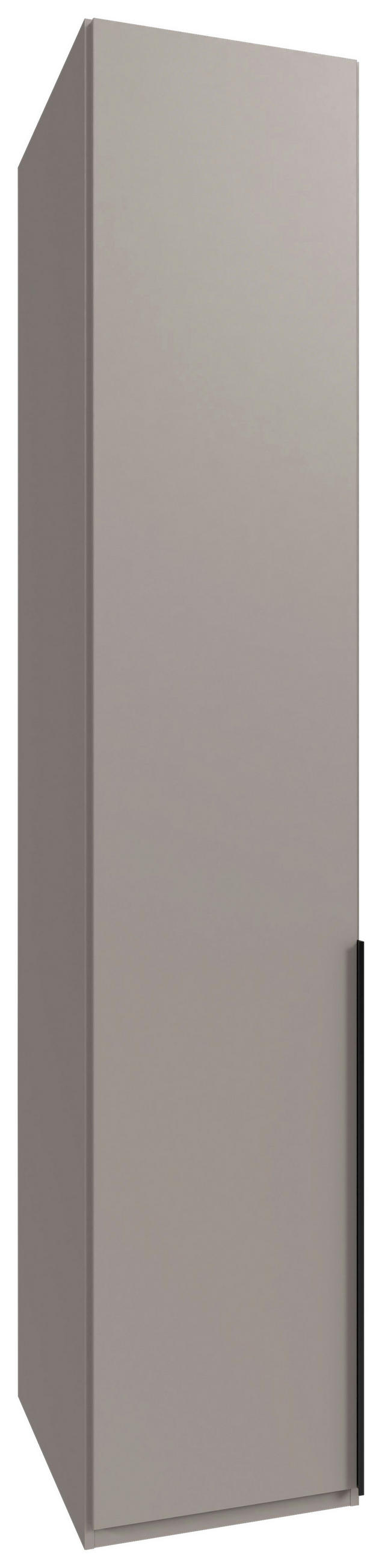DREHTÜRENSCHRANK  in Eichefarben  - Eichefarben/Schwarz, MODERN, Holzwerkstoff/Metall (45/236/58cm) - MID.YOU