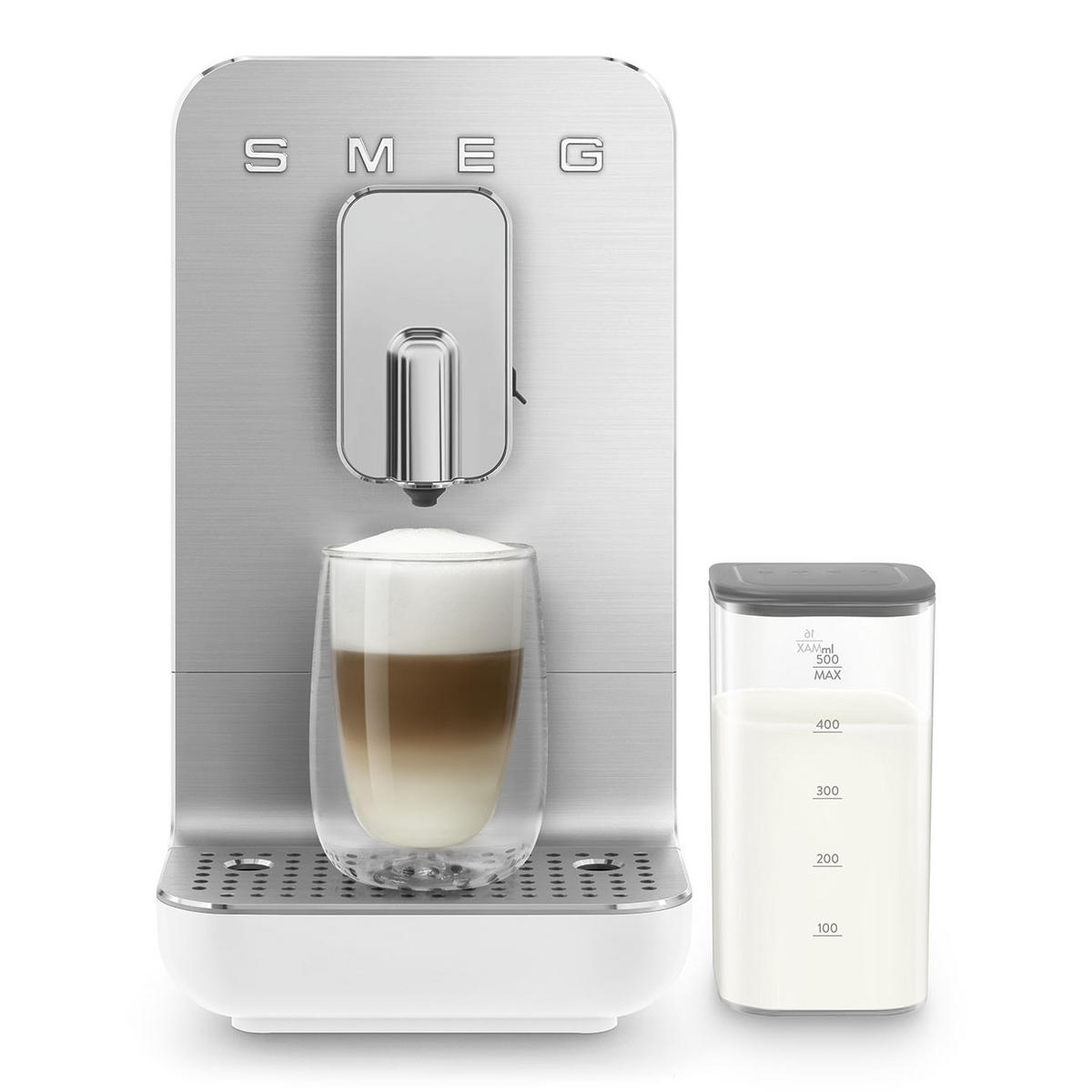 KAFFEEVOLLAUTOMAT  - Weiß, Basics, Kunststoff/Metall (18/33,6/43,3cm) - SMEG