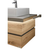 HANDTUCHHALTER Grau  - Grau, Basics, Metall (38,5/6/4,6cm) - Valdera