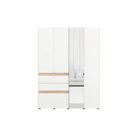 ORMAR ZA ODJEĆU bijela, hrast Artisan   - bijela/hrast Artisan, Moderno, drvni materijal (155/207,5/52cm)