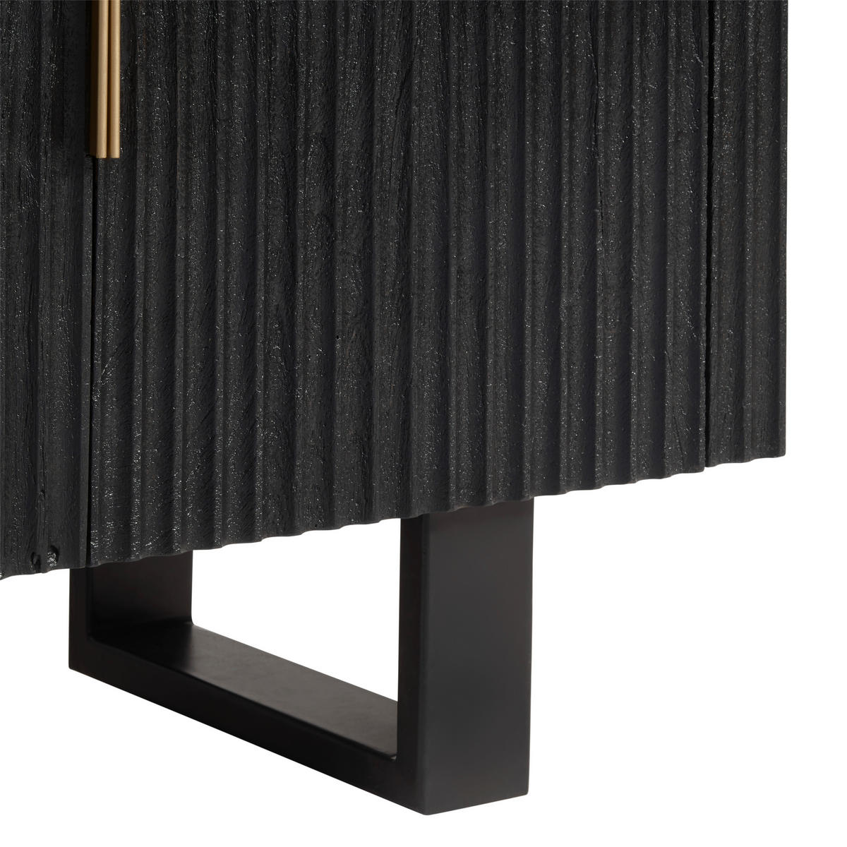 SIDEBOARD  in 180/80/40 cm  - Goldfarben/Schwarz, Design, Holz/Metall (180/80/40cm) - Livetastic