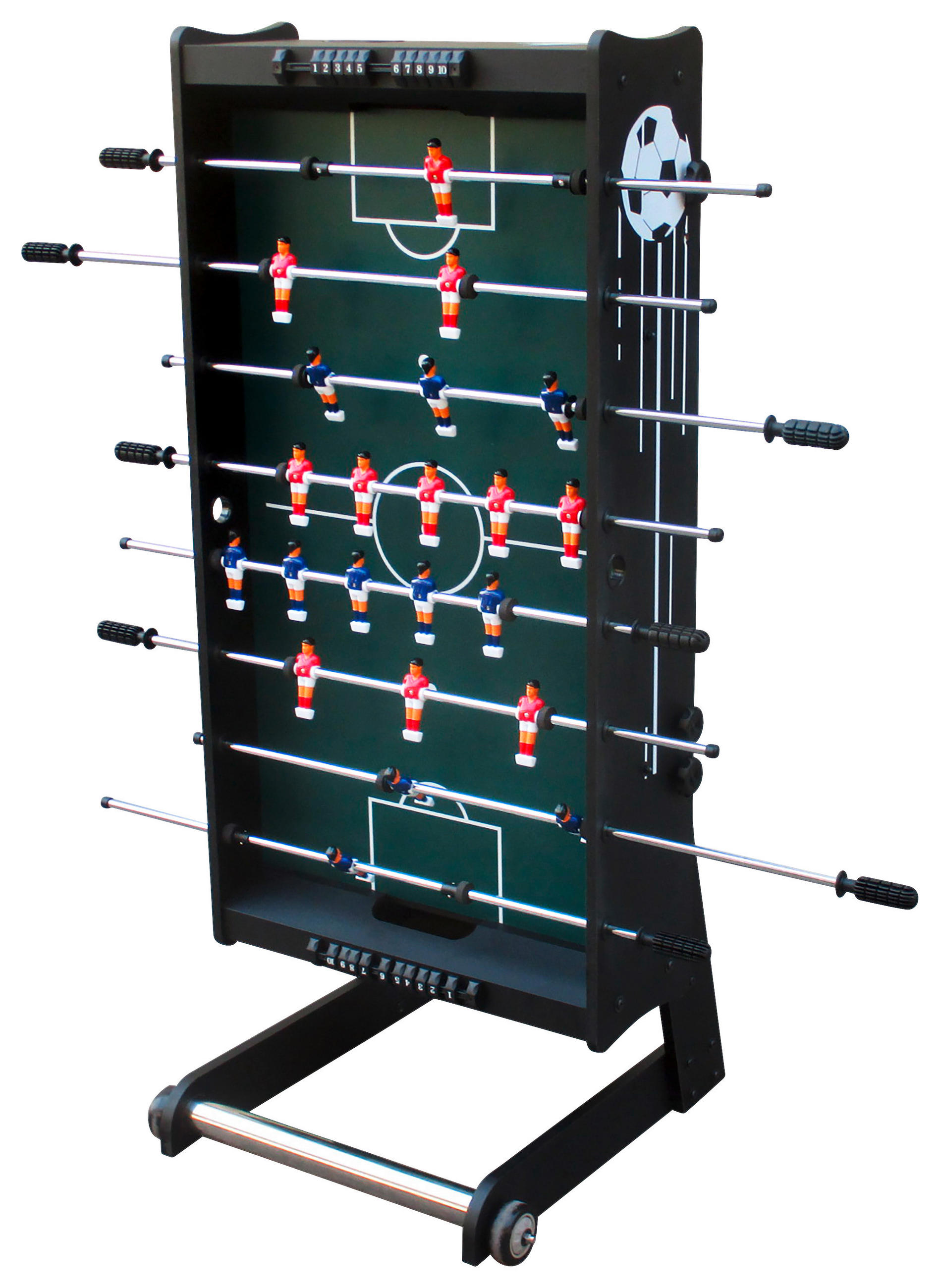 TISCHFUßBALL SKORPION KICK - Schwarz, Design, Holz (121/61/81cm) - Ambia Garden