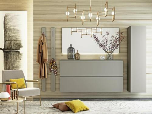 WANDSPIEGEL 150/66/3 cm    - Design, Glas/Holzwerkstoff (150/66/3cm) - Moderano