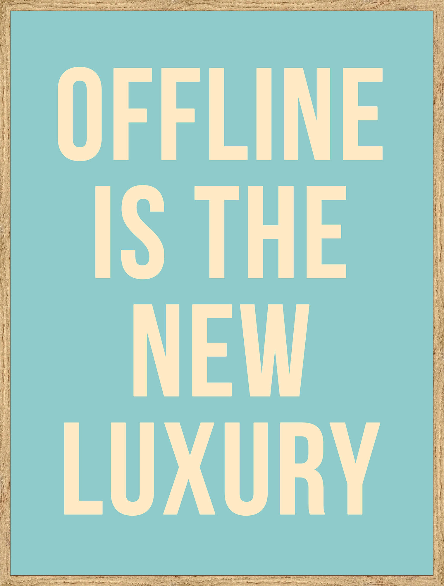 Monee TIŠTĚNÉ OBRAZY NA PLÁTNĚ, text, 30/40 cm