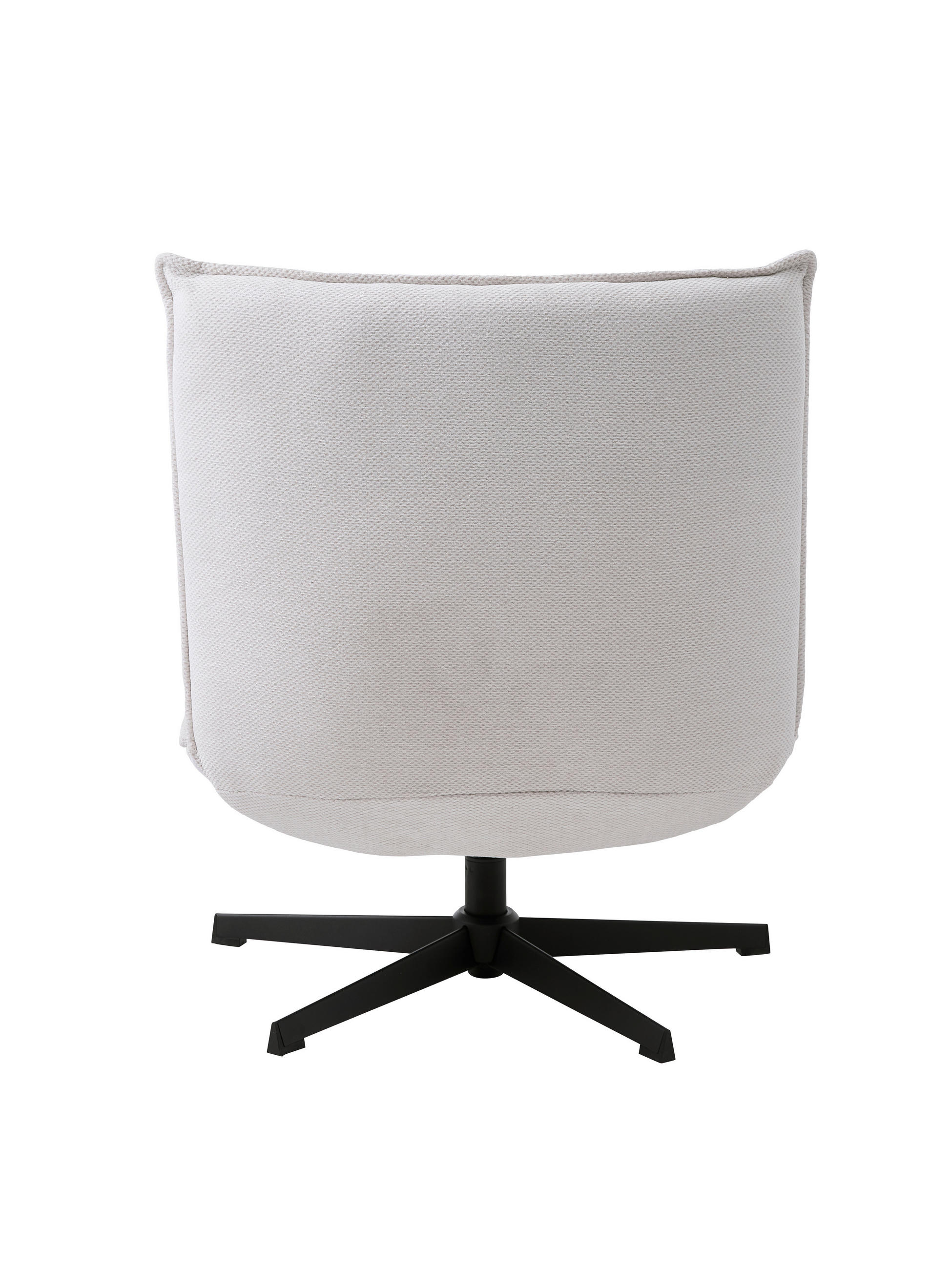 SESSEL in Chenille Weiß  - Schwarz/Weiß, MODERN, Textil/Metall (70/88/83cm) - Livetastic