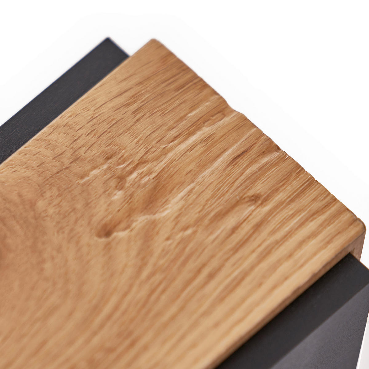 LED-WANDLEUCHTE Form 10/11/11 cm  - Eichefarben/Schwarz, Natur, Holz/Metall (10/11/11cm) - Grossmann