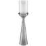 KERZENHALTER - Klar/Silberfarben, Design, Glas/Metall (38cm) - Ambia Home KERZENHALTER - Klar/Silberfarben, Design, Glas/Metall (38cm) - Ambia Home