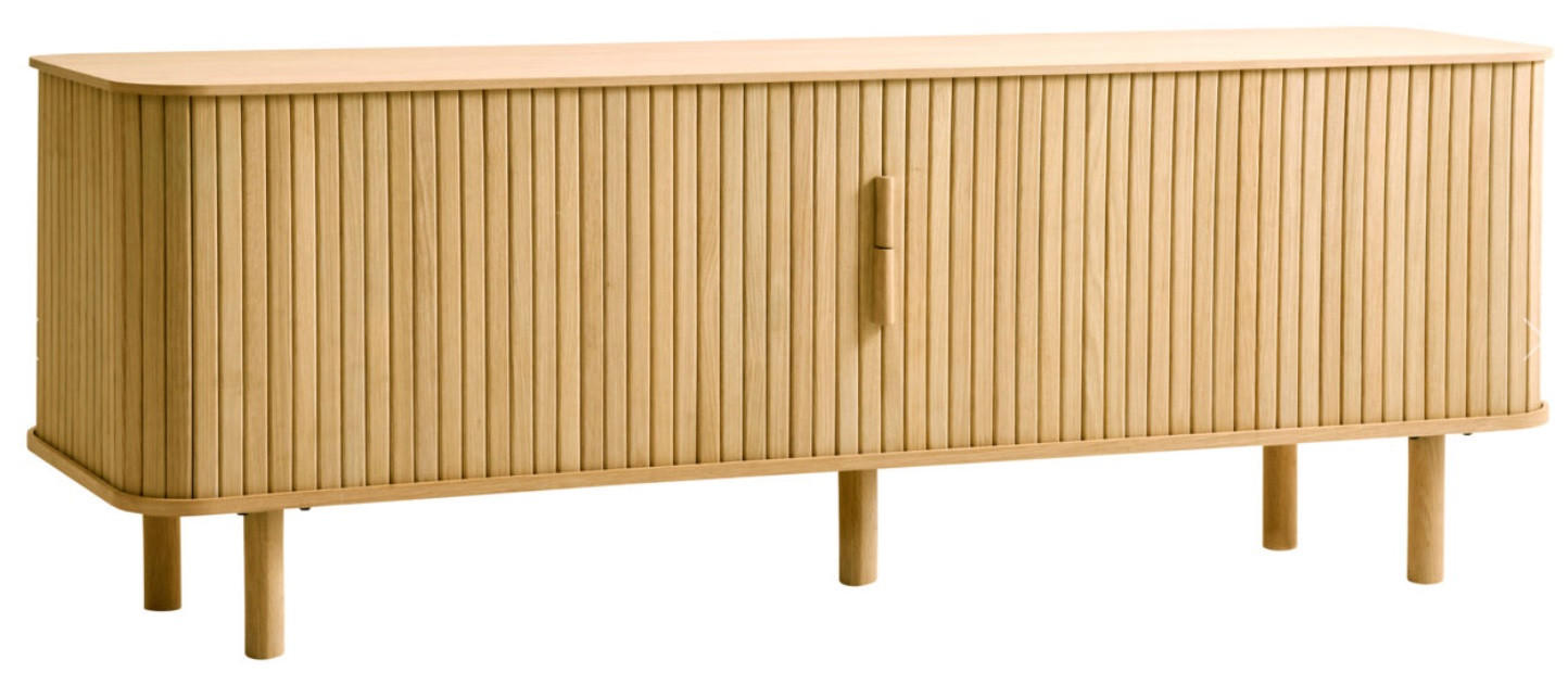 TV-BÄNK  i 160/55,6/40 cm  - ekfärgad, Design, trämaterial/trä (160/55,6/40cm) - Niels Andersson