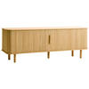 TV-BÄNK  i 160/55,6/40 cm  - ekfärgad, Design, trämaterial/trä (160/55,6/40cm) - Niels Andersson