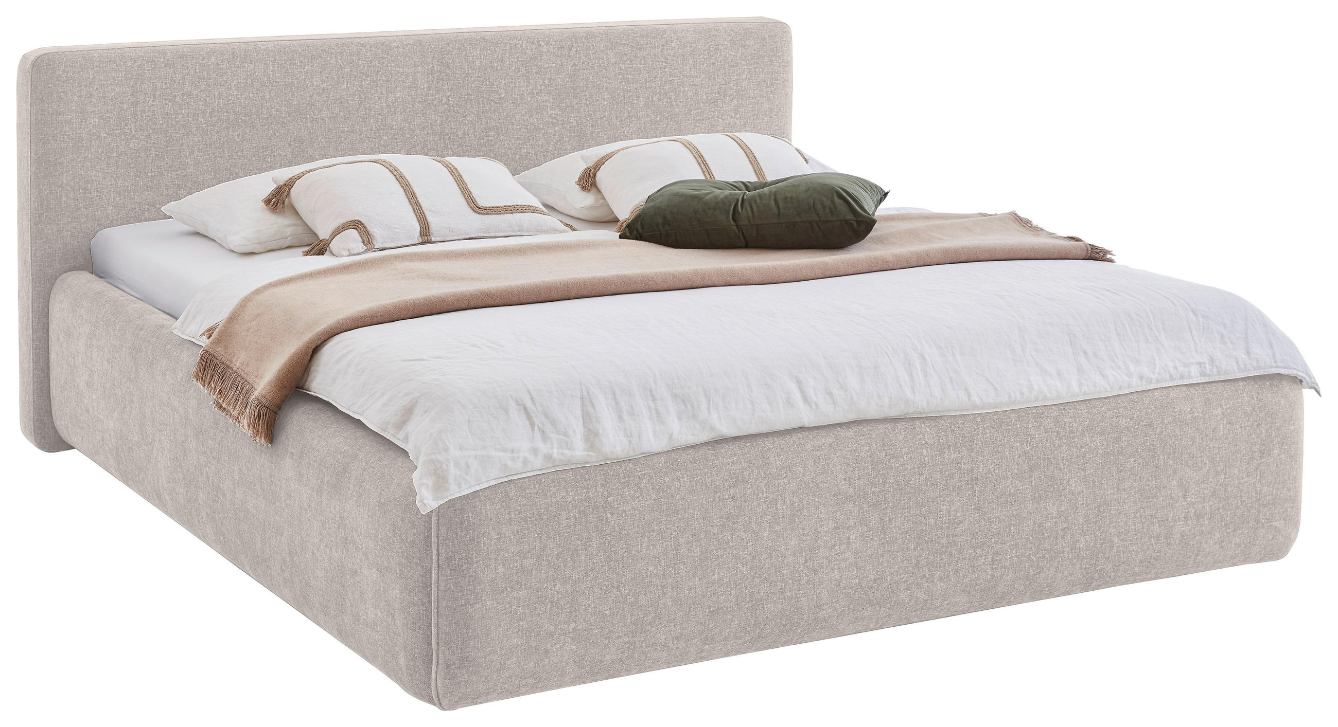 POLSTERBETT 240/200 cm,  in Creme,  - Creme, Design, Textil (240/200cm) - Xora