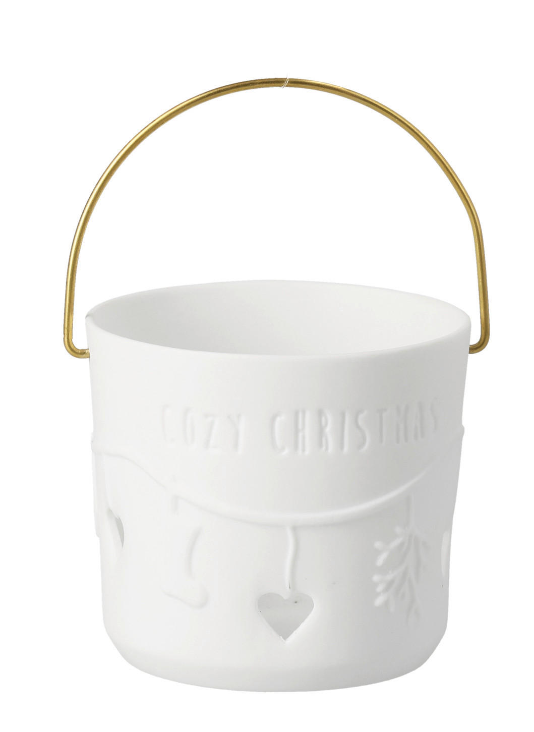 LATERNE - Weiss, Basics, Keramik (6/5,5cm)
