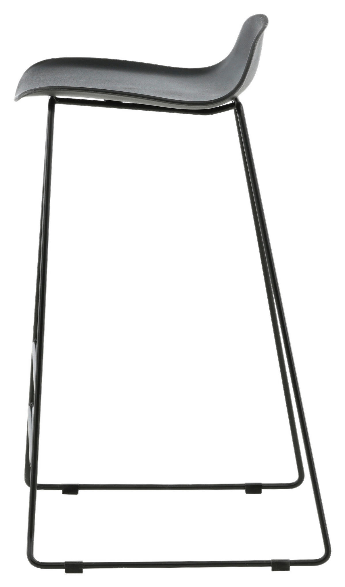 BARPALL SET i svart  - svart, Design, metall/plast (50/87/42cm) - Livetastic