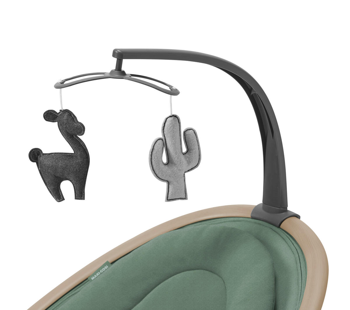 LJULJAČKA ZA BEBE  Cassia  - tamno zelena/crna, Basics, tekstil/metal (65/87,5/74cm) - Maxi-Cosi