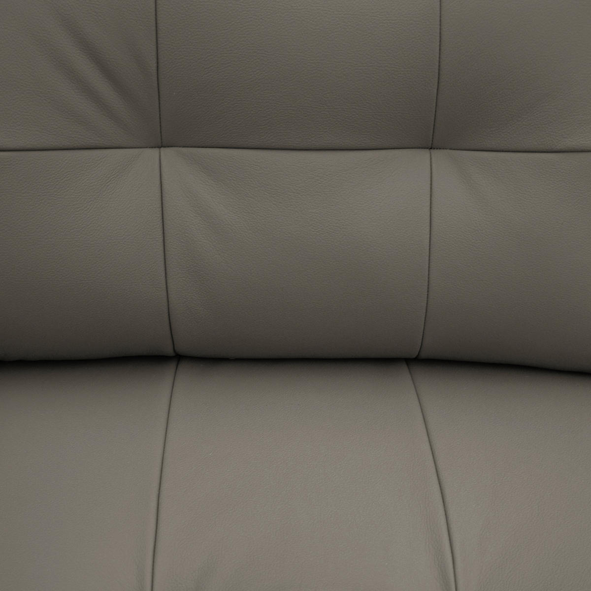 ECKSOFA in Lederlook Echtleder Schlammfarben  - Schlammfarben/Buchefarben, Design, Leder/Holz (238/168cm) - Livetastic