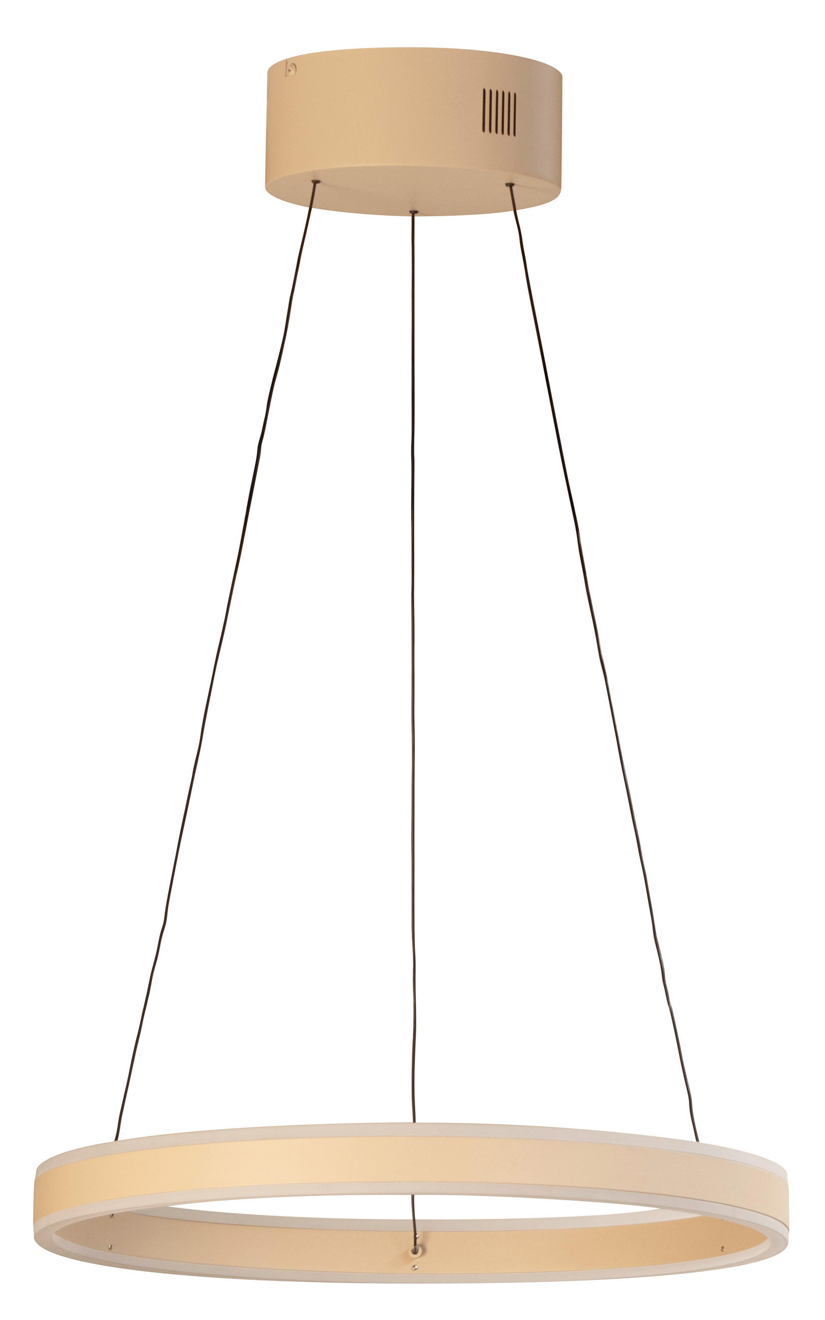 LED-HÄNGELEUCHTE Silivio 50/70-180 cm  - Sandfarben, Design, Metall (50/70-180cm)