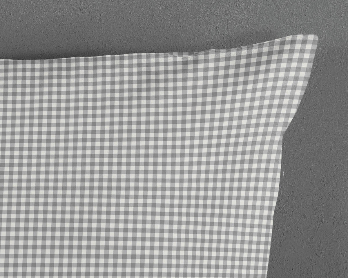 WENDEBETTWÄSCHE 2-teilig Good Morning Renforcé 140/200 cm  - Perlmutt/Braun, Basics, Textil (140/200cm)