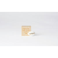 STREUDEKO - Weiss, Basics, Keramik (4,5/4,5/4cm) - Räder