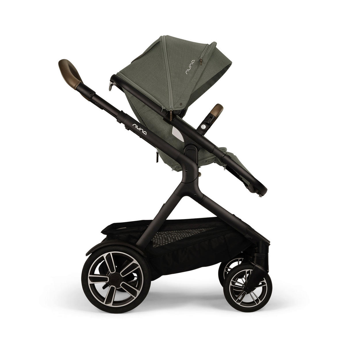 GESCHWISTERWAGEN DEMI NEXT  - Schwarz/Grün, Basics, Textil/Metall (98/62/112cm) - Nuna