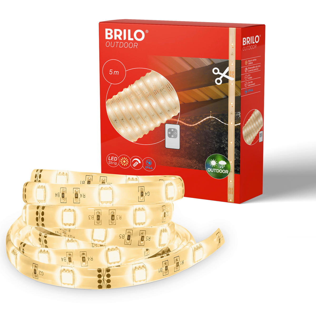 LED-STRIP 500 cm   - Weiß, Basics, Kunststoff (500cm)
