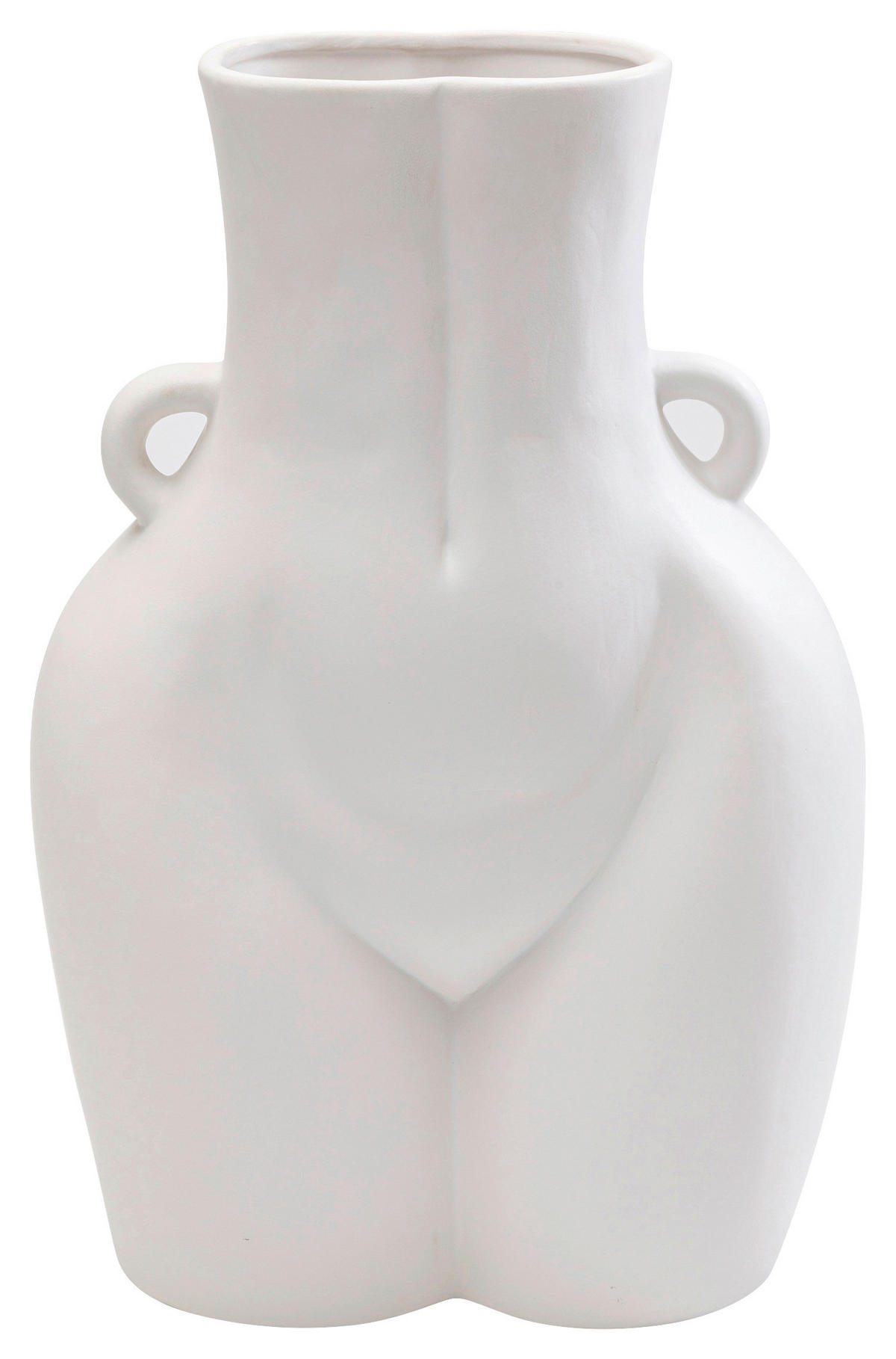 VASE 40 cm  - Weiß, Design, Keramik (27/40/16cm) - Kare-Design