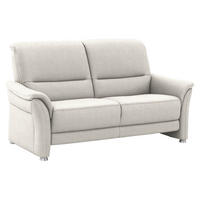 2,5-SITZER Flachgewebe Ecru  - Ecru/Alufarben, Konventionell, Textil/Metall (172/96/93cm) - Beldomo Premium
