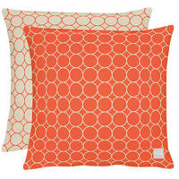 OUTDOOR-KISSENHÜLLE Outdoor 46/46 cm  - Koralle/Hellgrau, Basics, Textil (46/46cm) - Ambia Garden