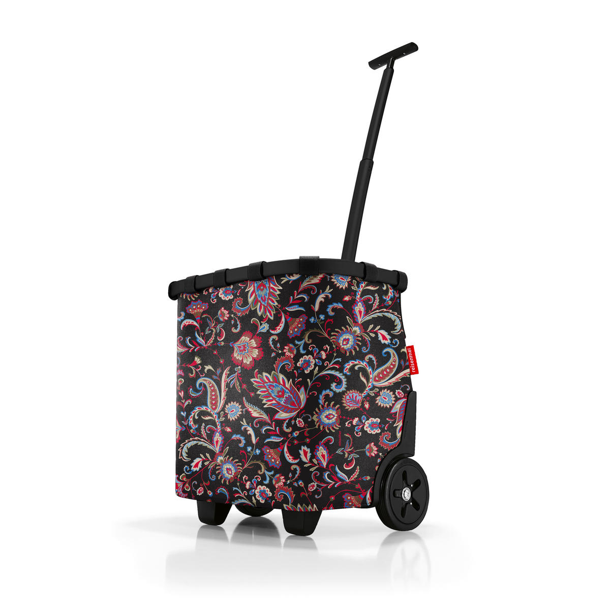 NÁKUPNÁ TAŠKA NA KOLIESKACH  - čierna, Basics, textil/plast (42/47,5/32cm) - Reisenthel