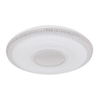 STROPNÍ LED SVÍTIDLO, 50/9 cm  - bílá/opál, Konvenční, kov/plast (50/9cm) - Globo