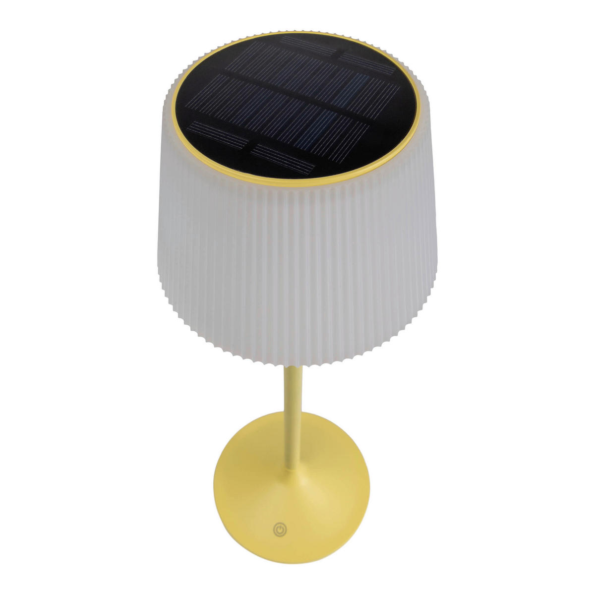 SOLARLEUCHTE EMMI 13/38 cm   - Gelb/Weiß, Trend, Kunststoff/Metall (13/38cm) - Näve