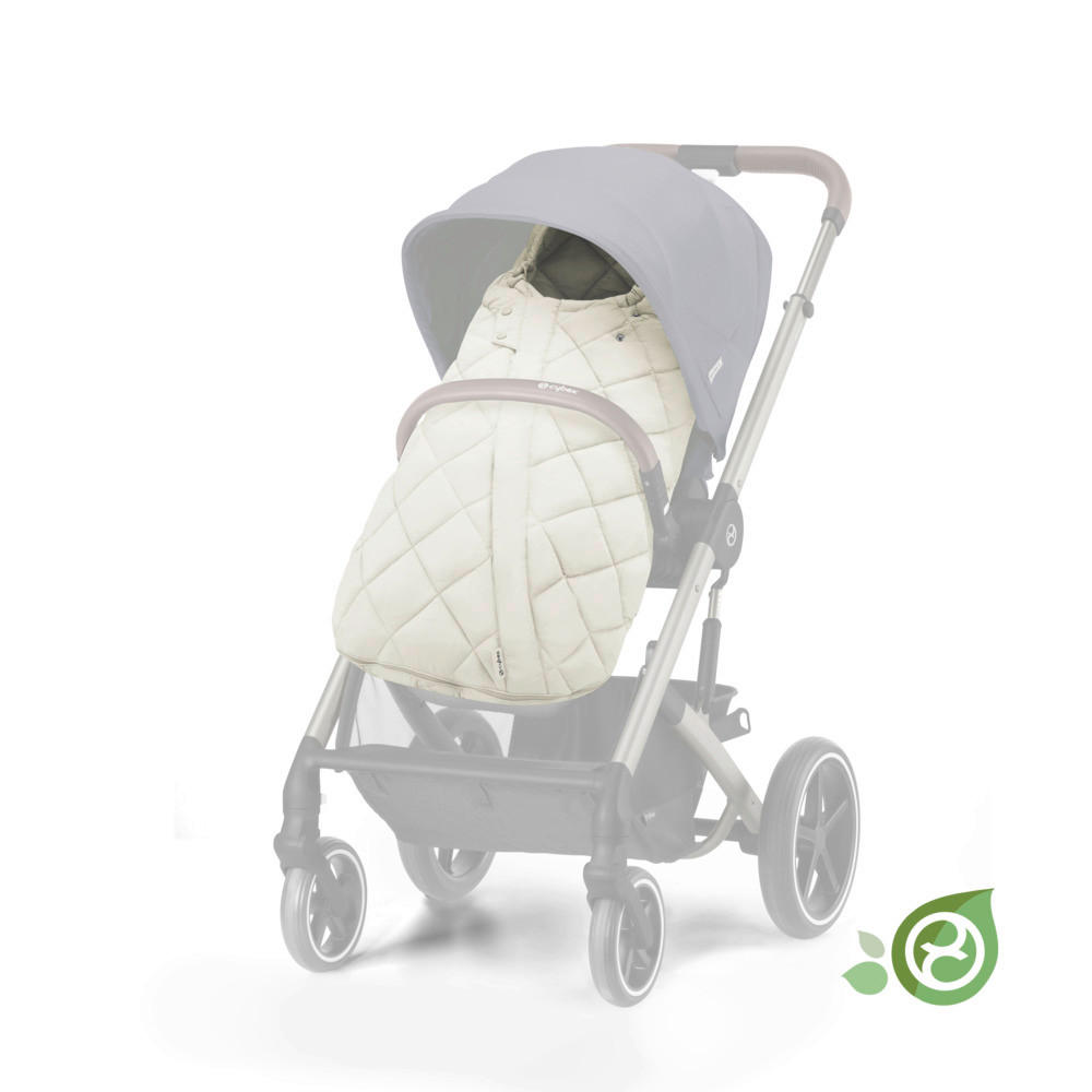 FUßSACK Snogga 2  - Beige, Basics, Textil (90/50cm) - cybex GOLD