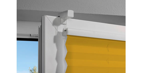 PLISSEE 75/130 cm  - Goldfarben, Basics, Kunststoff (75/130cm) - Homeware