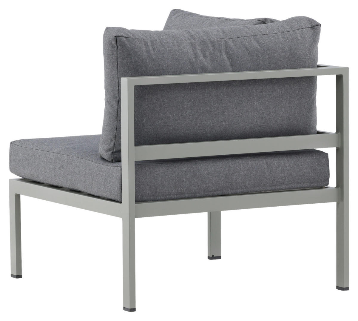LOUNGEGRUPP HÖRNMODUL  - grå/pastellgrön, Klassisk, metall (74/65/74cm) - Gardenson