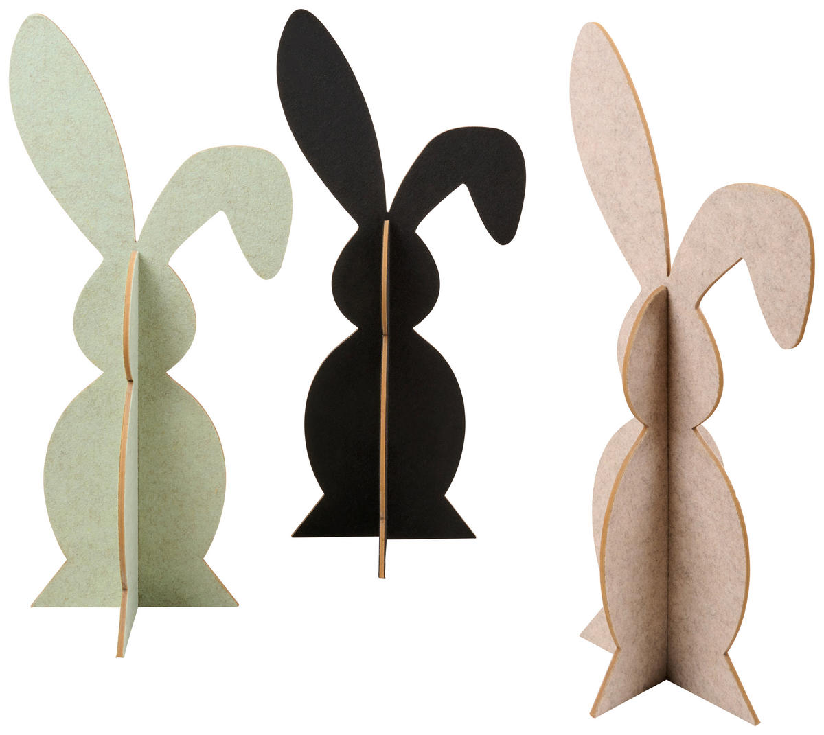 DEKOHASE - Hellbraun/Schwarz, LIFESTYLE, Kunststoff/Textil (27,5/59/20cm)