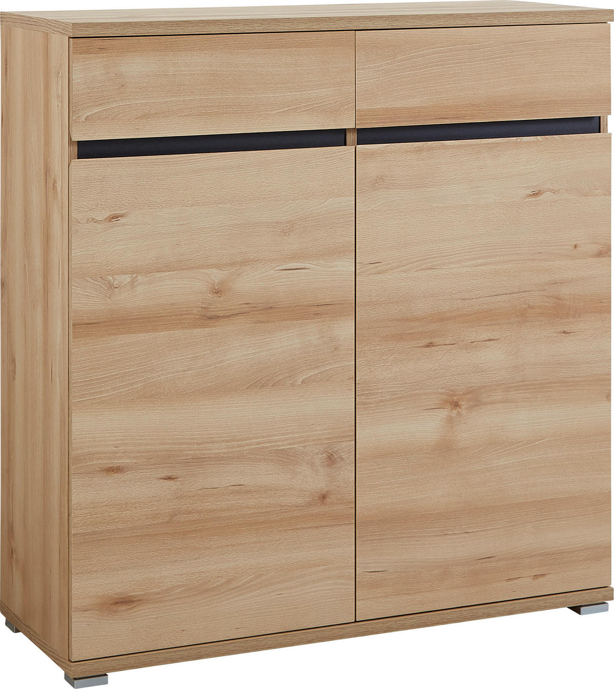 SCHUHSCHRANK 96/103/40 cm  - Anthrazit/Buchefarben, Basics, Holzwerkstoff (96/103/40cm) - Carryhome