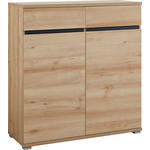 SCHUHSCHRANK 96/103/40 cm  - Anthrazit/Buchefarben, Basics, Holzwerkstoff (96/103/40cm) - Carryhome