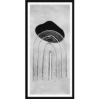 ÖLGEMÄLDE Abstraktes 40/85 cm  - Multicolor/Schwarz, Design, Holzwerkstoff/Papier (40/85cm) - Monee