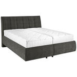 POLSTERBETT 180/200 cm,  in Anthrazit, Lattenrost, Bettkasten,  - Anthrazit/Schwarz, Design, Holz/Holzwerkstoff (180/200cm) - Dieter Knoll